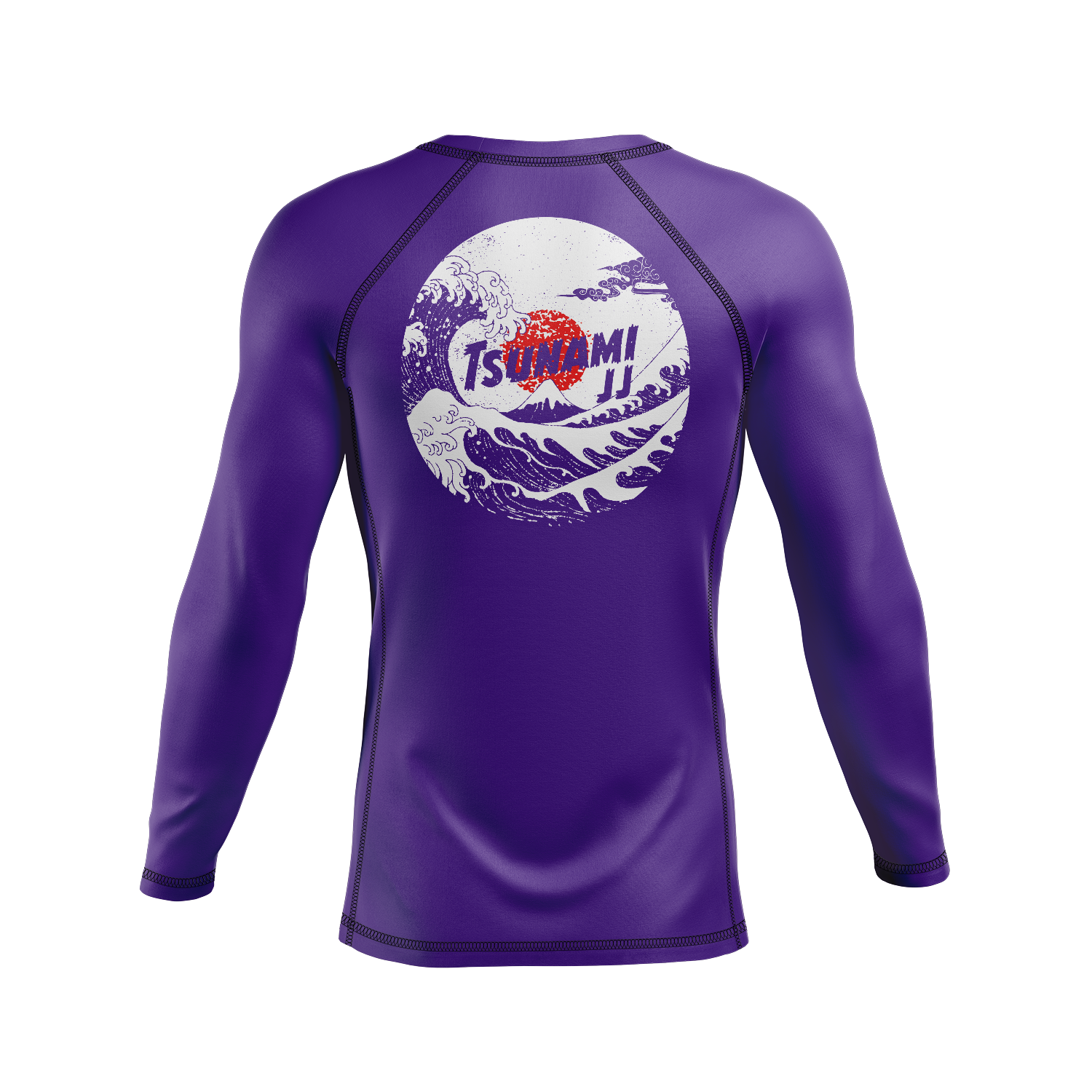 Tsunami JJ men's rash guard Ranked, purple