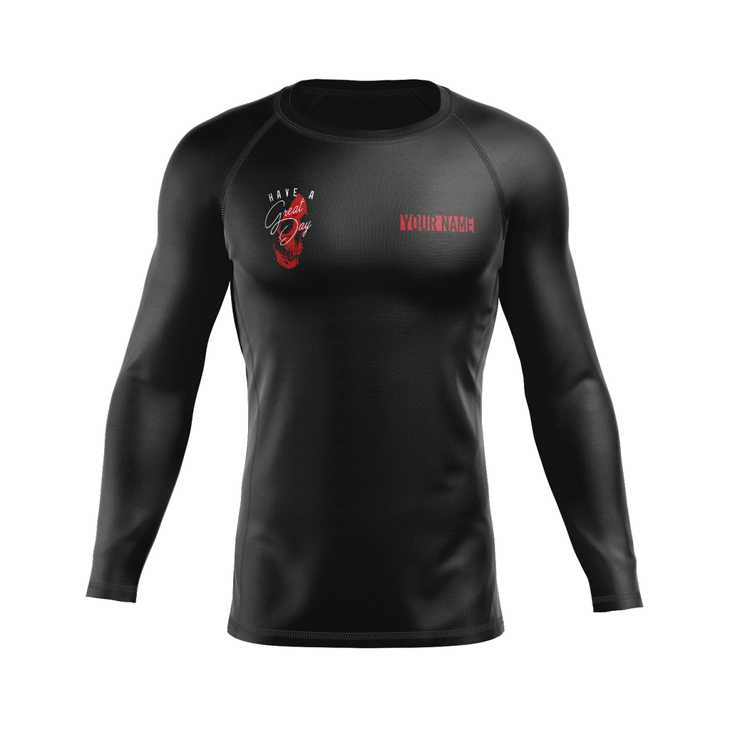 Great Day men's rash guard, black