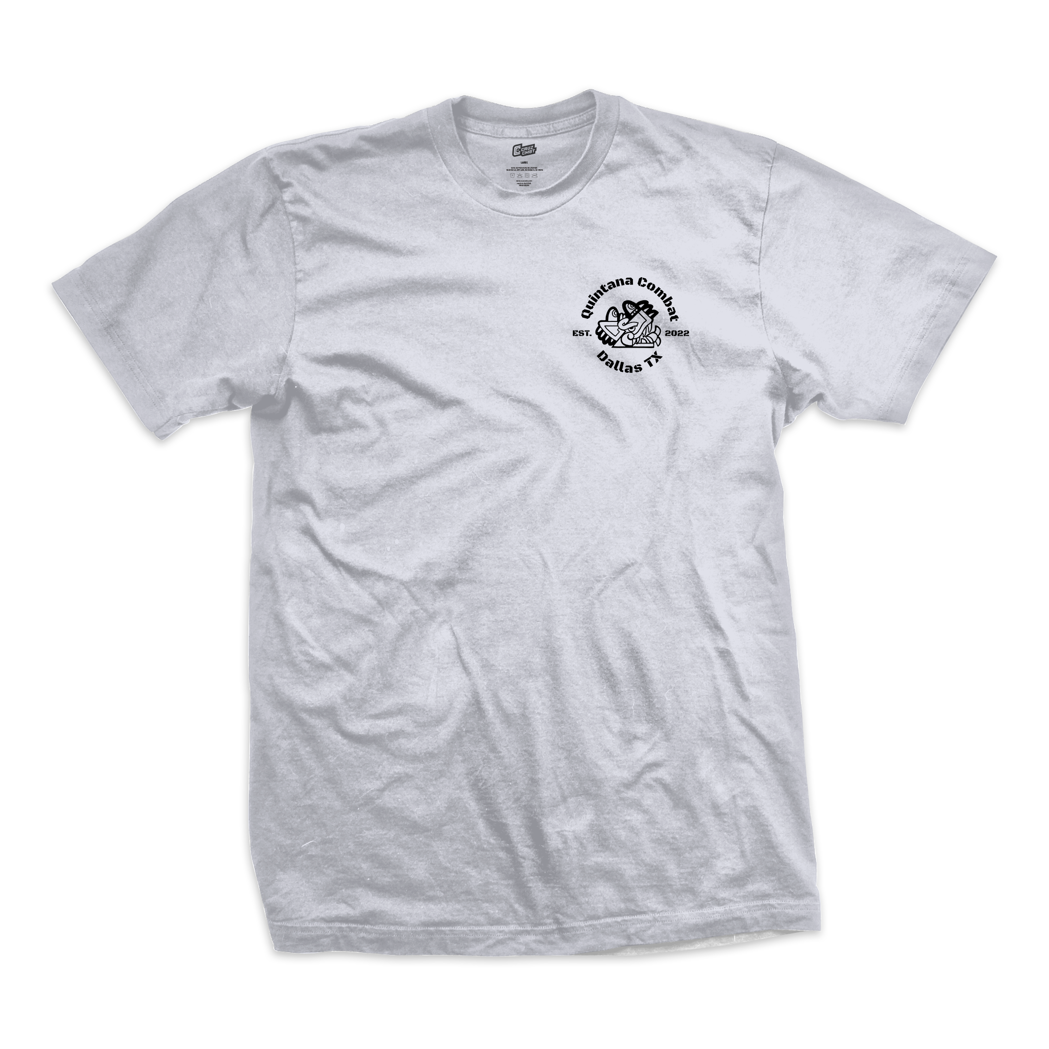 Quintana Combat & Fitness unisex tee Standard Issue, silver