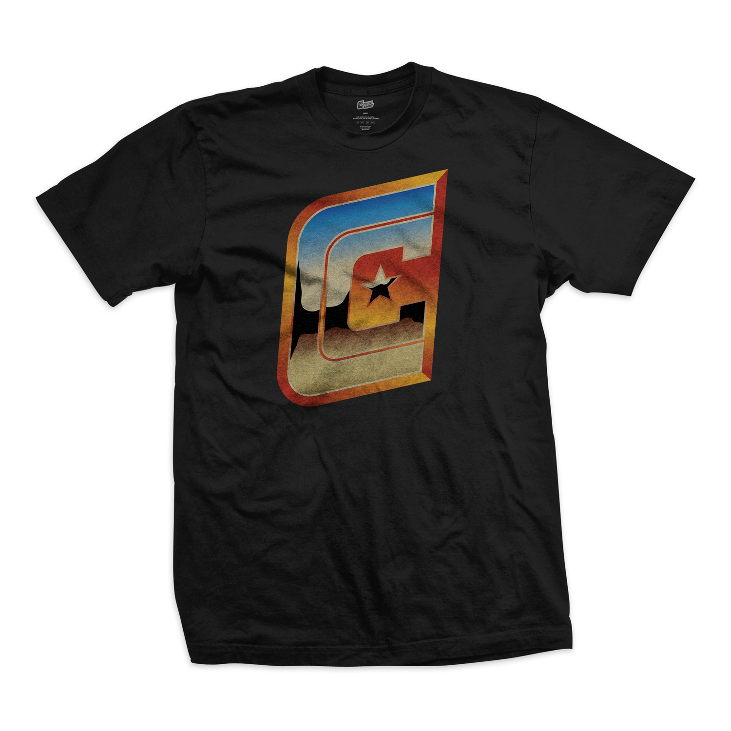 Federation 50/50 tee, black