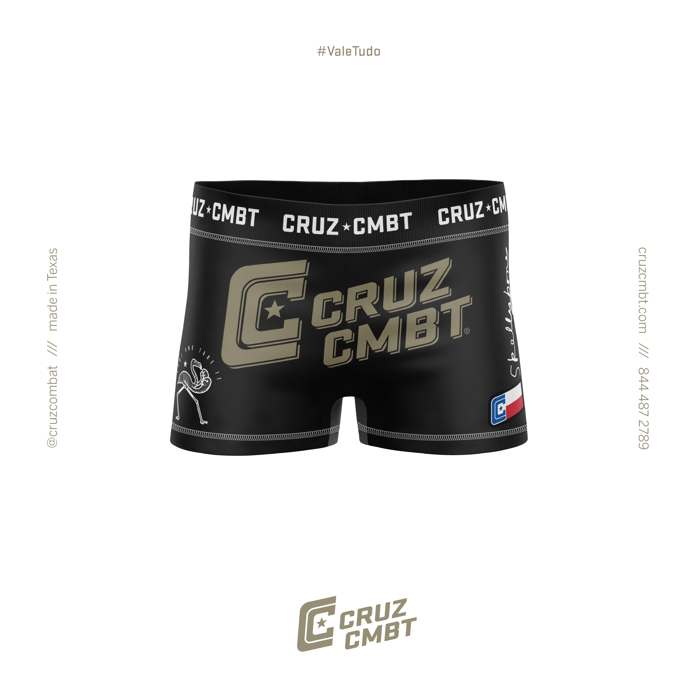 Classic custom vale tudo shorts, unisex